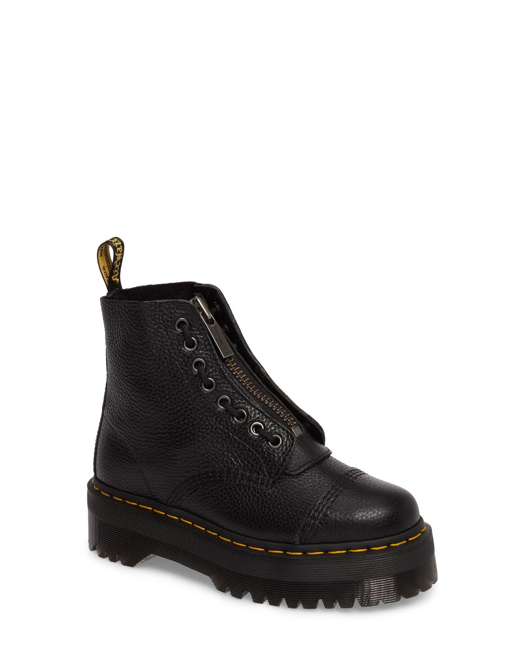 dr martens sinclair black smooth