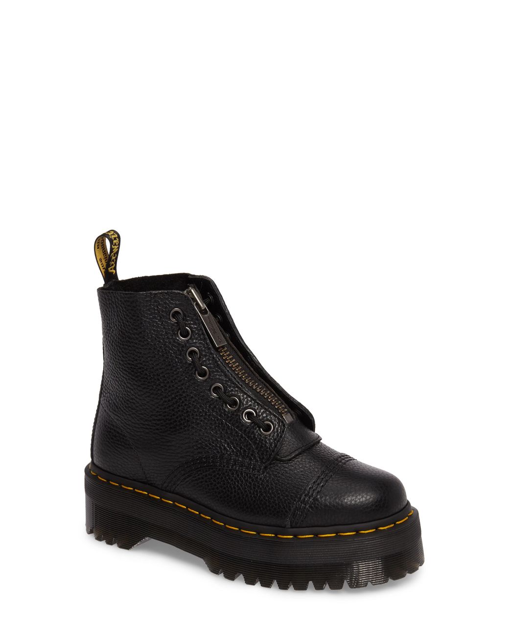 Dr. Martens Sinclair Bootie in Black Leather (Black) - Lyst