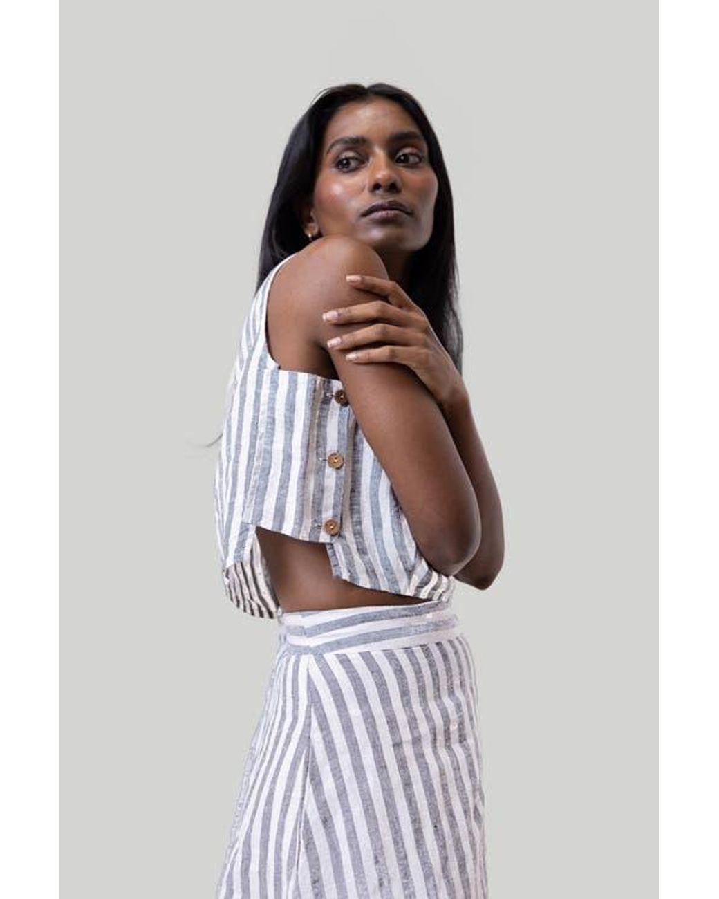 REISTOR Multicolor Breezy Linen Summer Set
