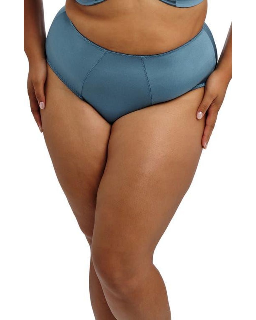 Goddess Blue Keira Full Coverage Briefs