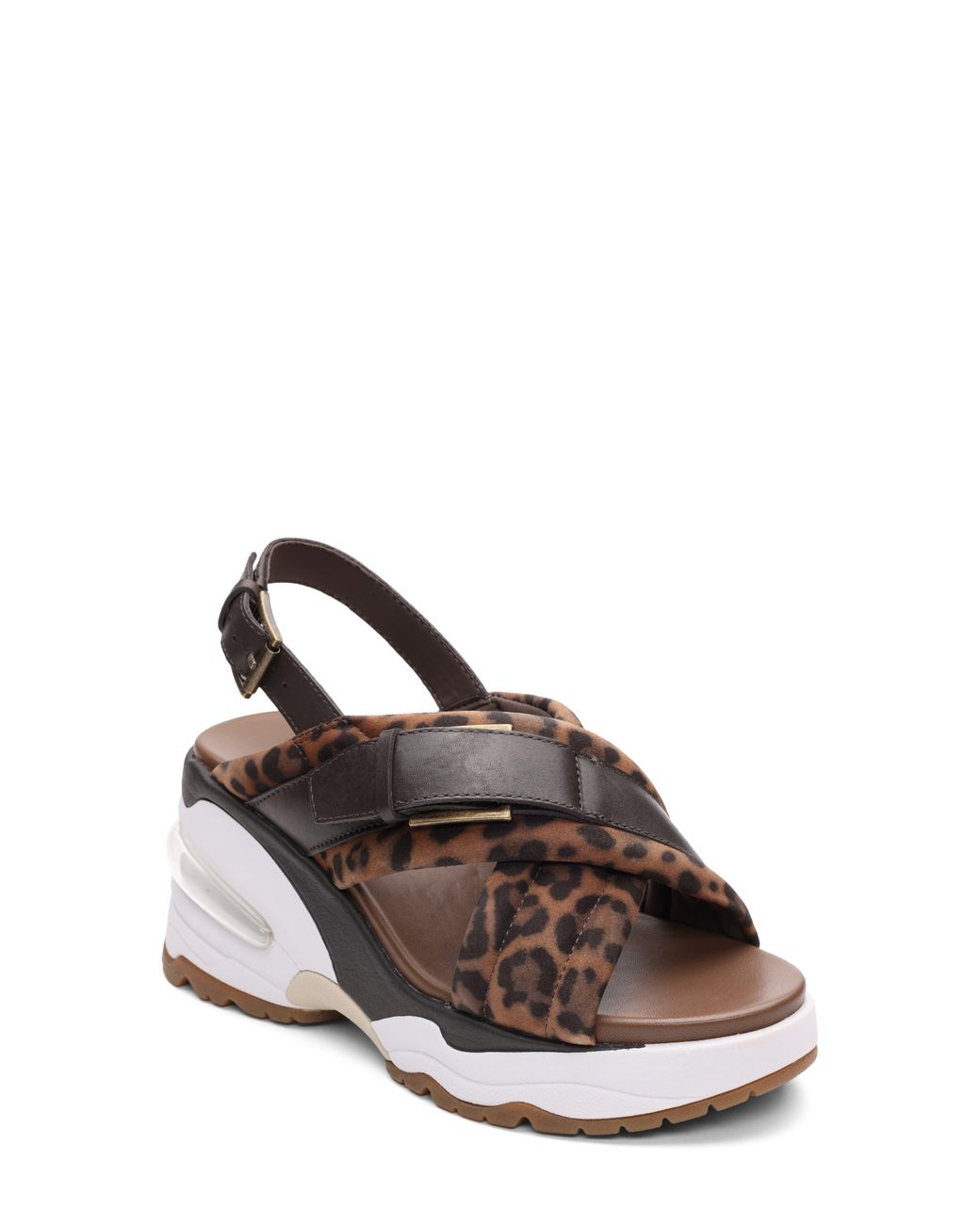 Ash Brown Dixie Bis Slingback Slide Sandal