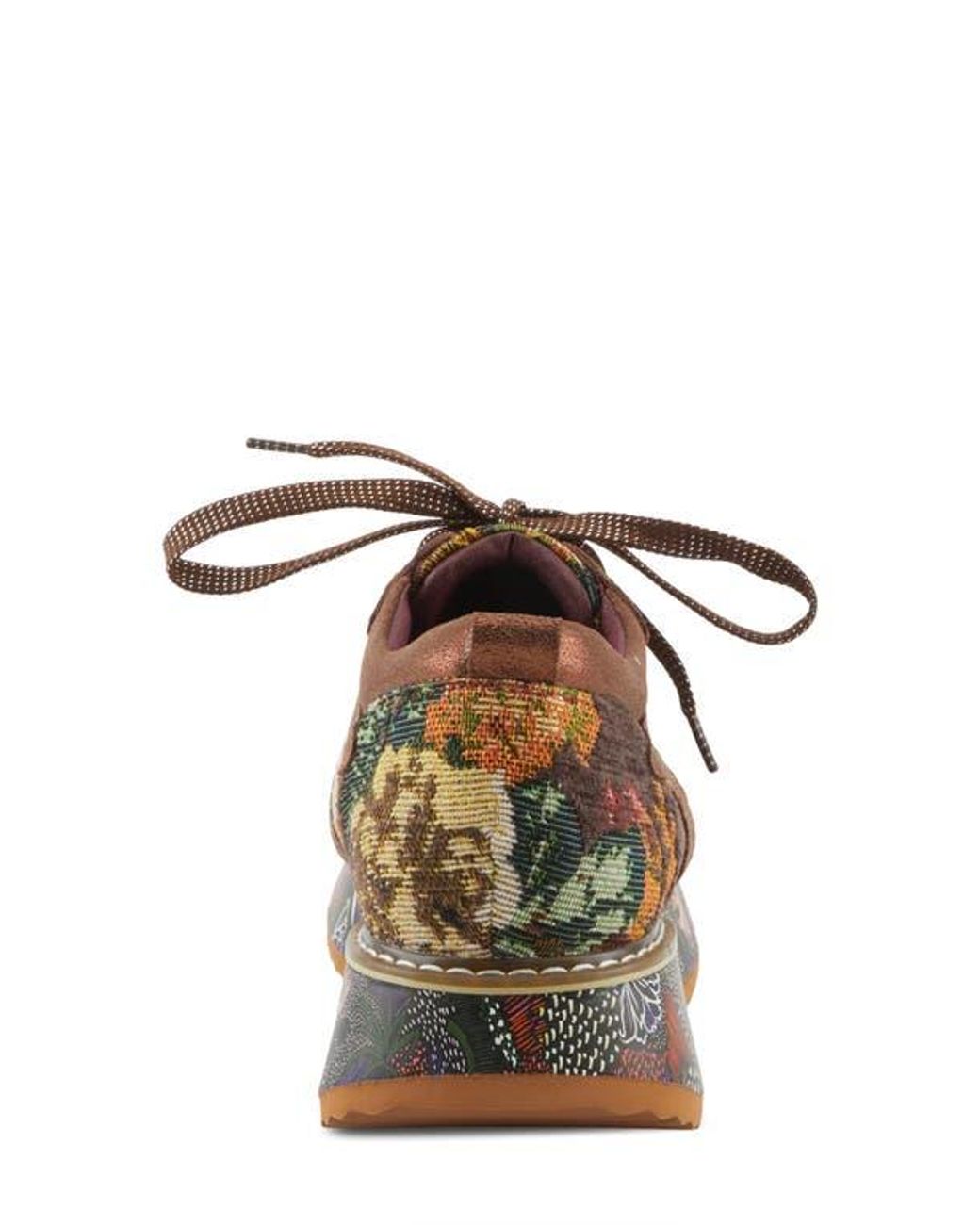 Spring Step Brown Invidia Platform Sneaker