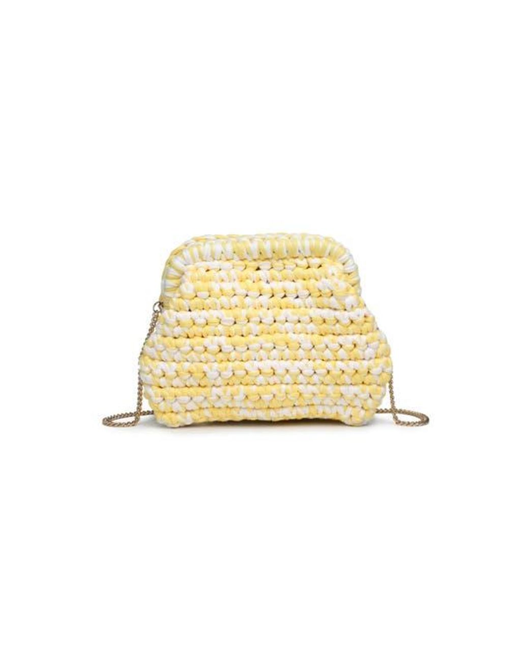 Moda Luxe Metallic Raya Clutch