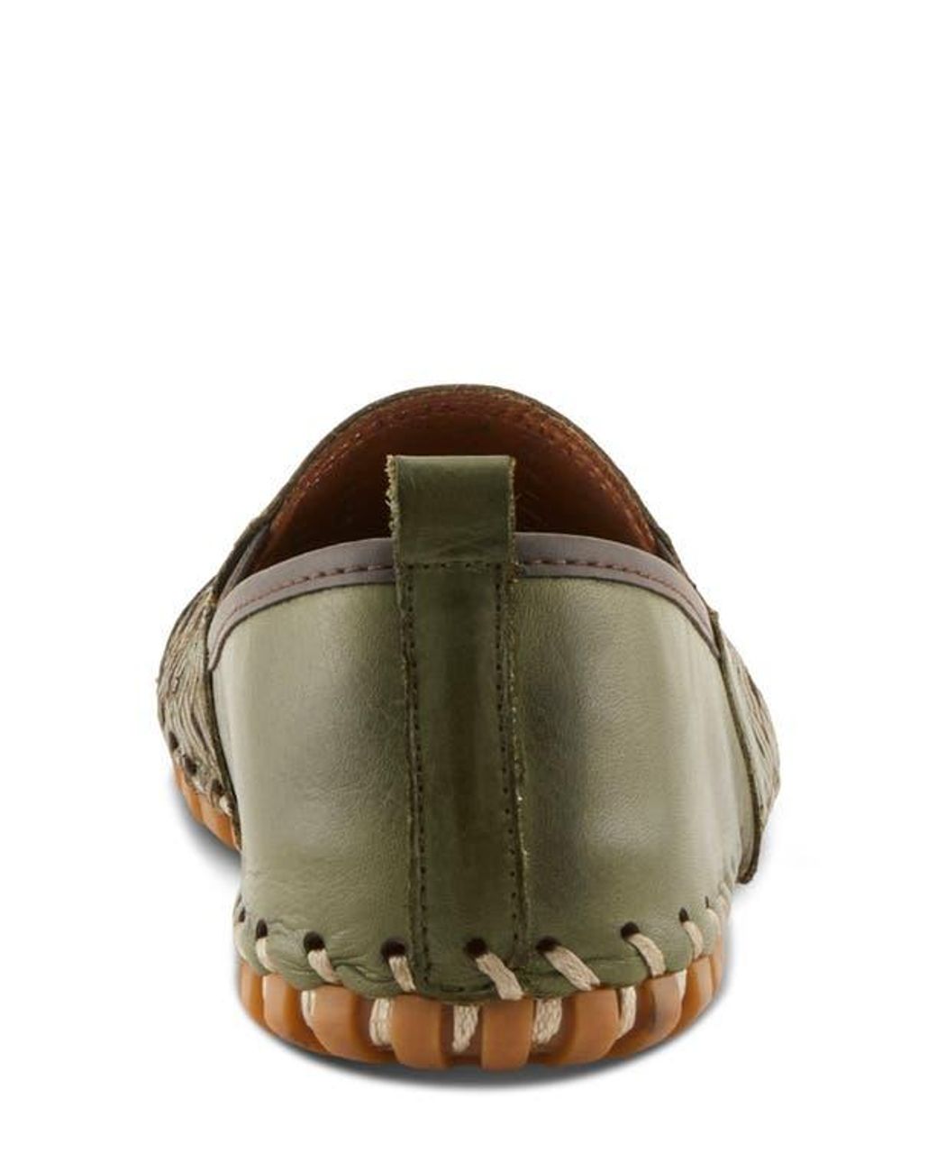 Spring Step Green Kapri Flat