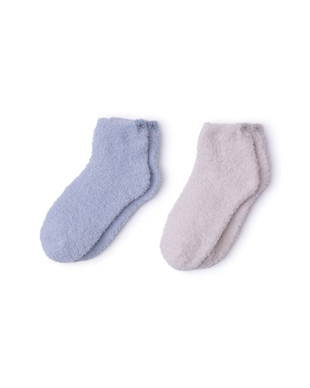 Barefoot Dreams Blue Cozychic Assorted 2-Pack Ankle Socks
