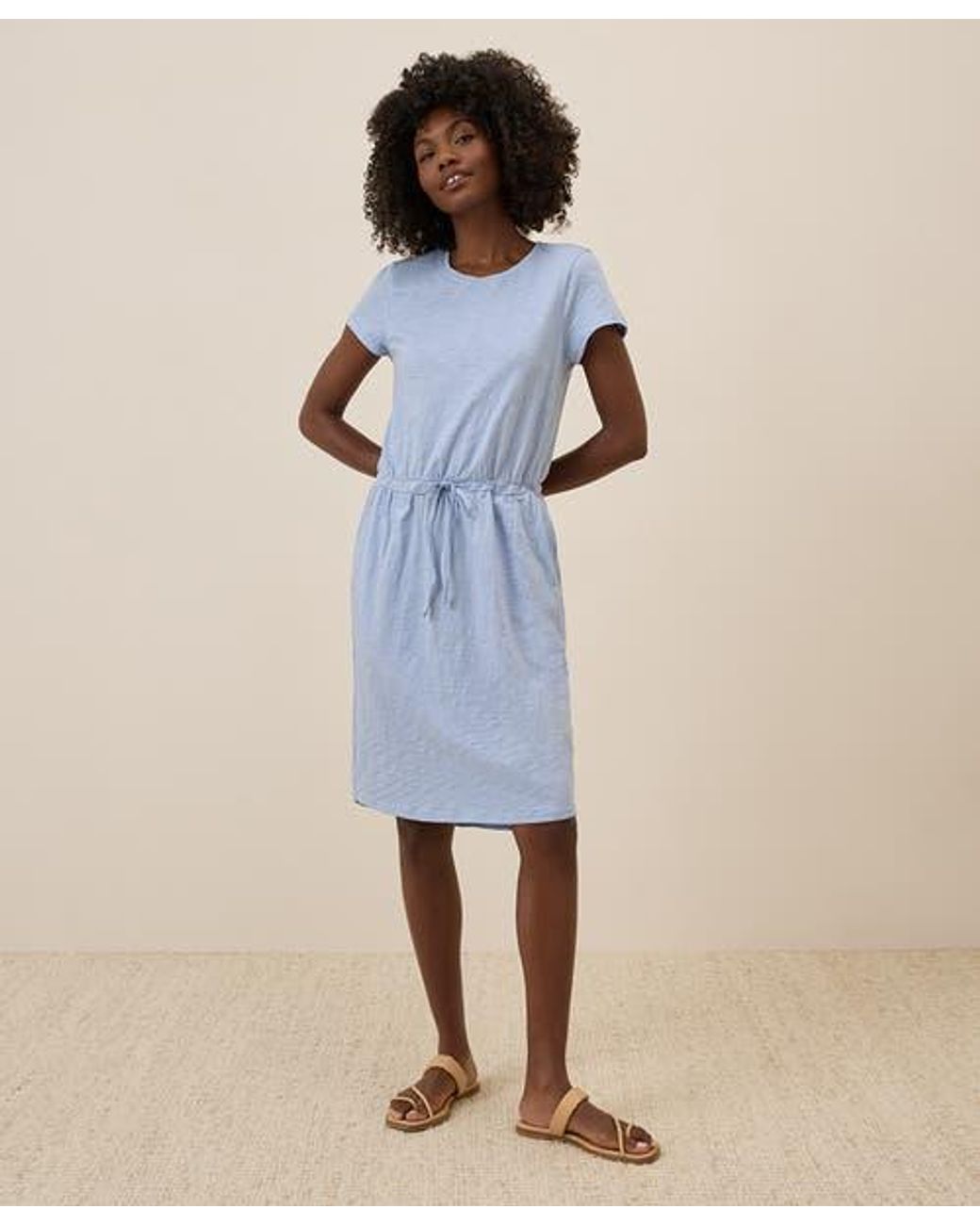 pact short sleeve dress Fit & Flare Ballet Dress Made With Organic Cotton in Multi
