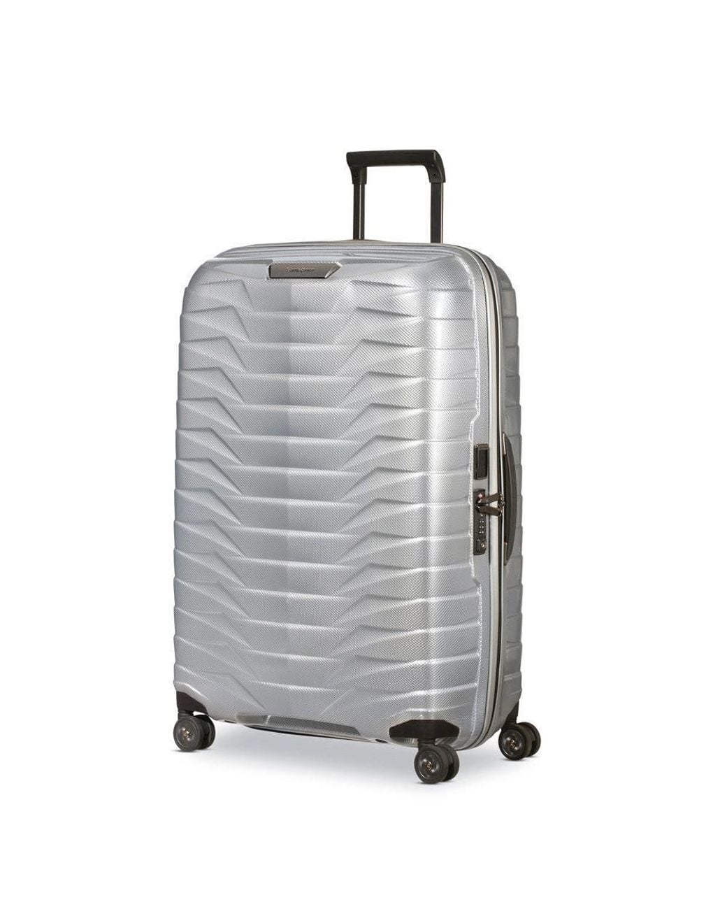 Samsonite Gray Proxis Hardside 29 Large Checked Spinner Luggage