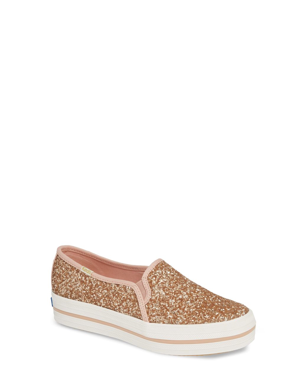 keds glitter slip ons