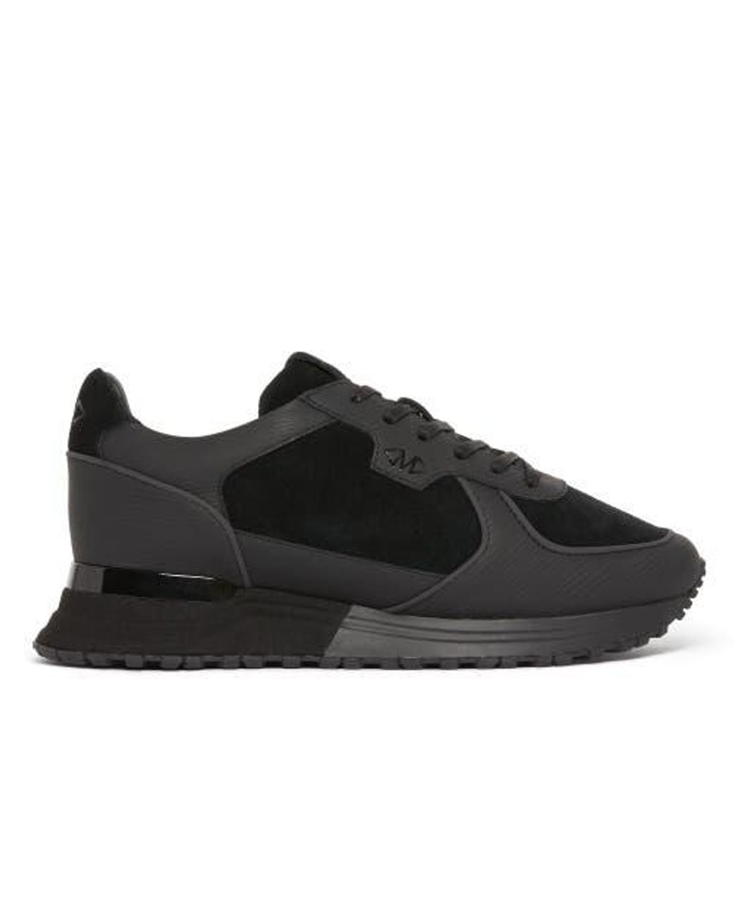 Mallet Black Boundary Ripple Sneaker for men