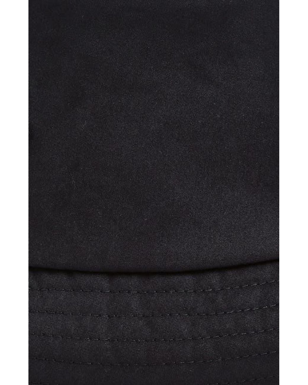 Moncler Black Reversible Logo Patch Bucket Hat for men