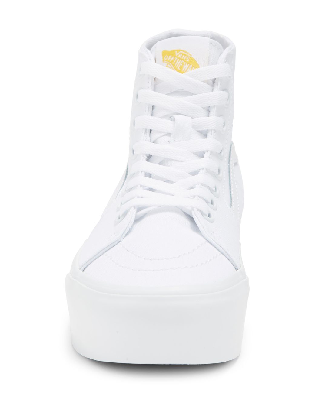 Vans Sk8-hi Tapered Stackform Osf Sneakers in White | Lyst
