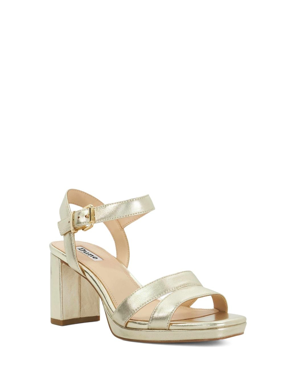 Dune Natural Manifesting Platform Sandal