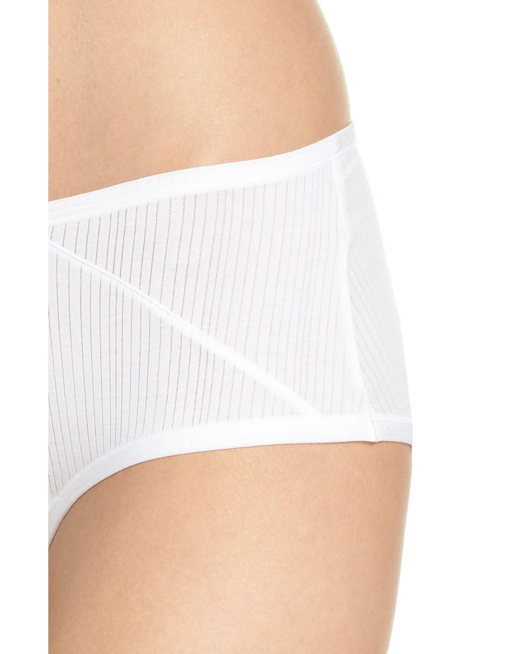 Negative Underwear Whipped Low Rise Boyshorts in White