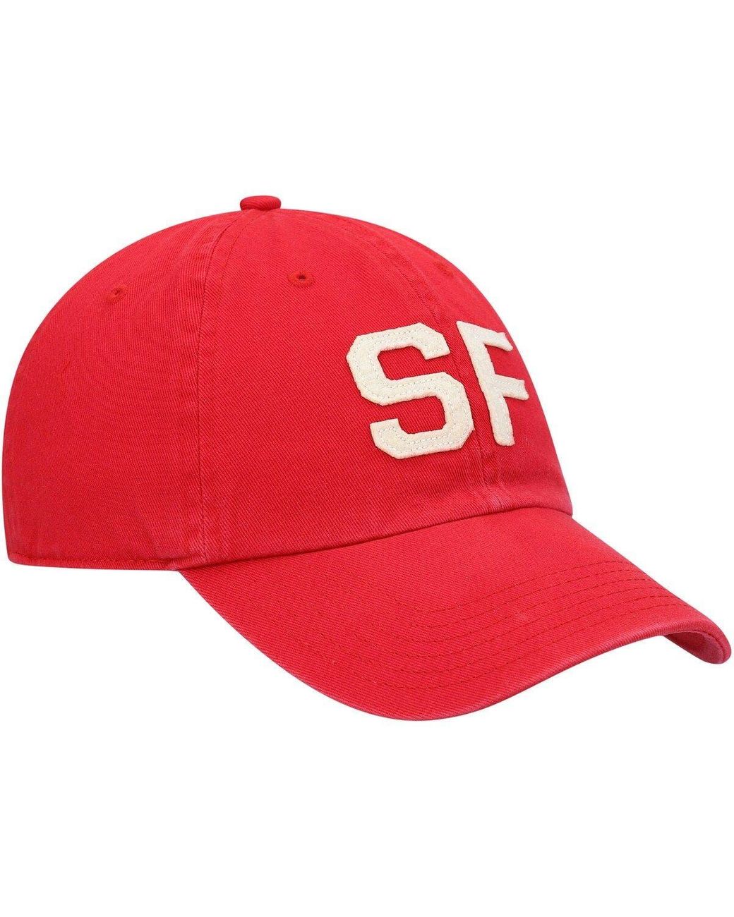 47 San Francisco 49ers Clean Up Script Adjustable Hat At Nordstrom