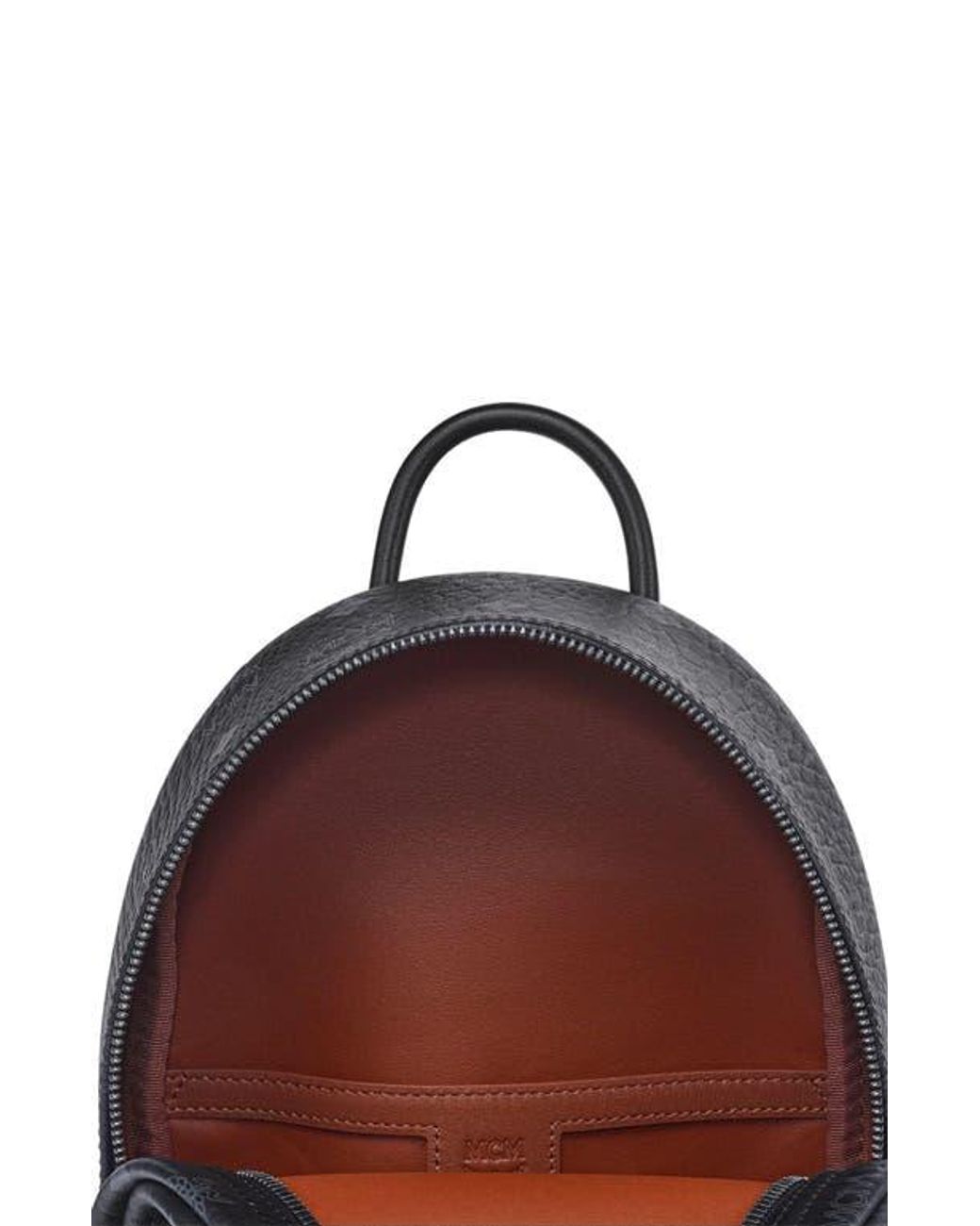 MCM Black Mini Stark Side Studs Backpack for men