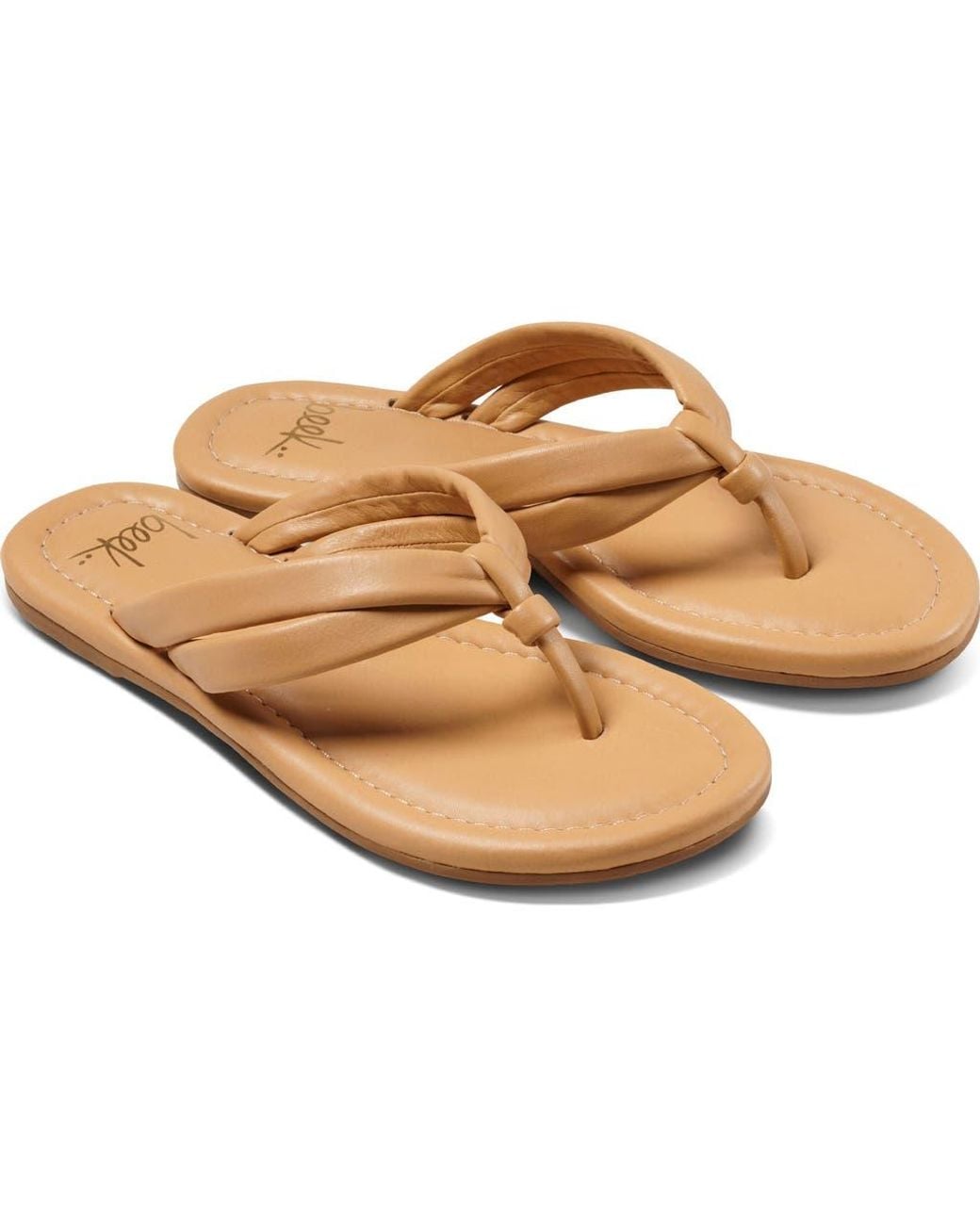 Beek Natural Padded Strap Flip Flops