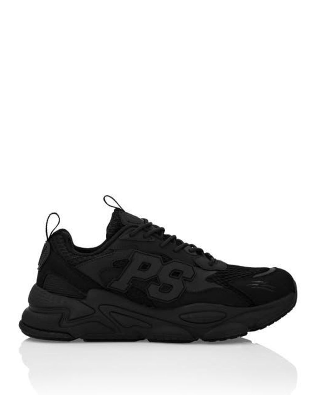 Philipp Plein Black Runner Ps Sneakers
