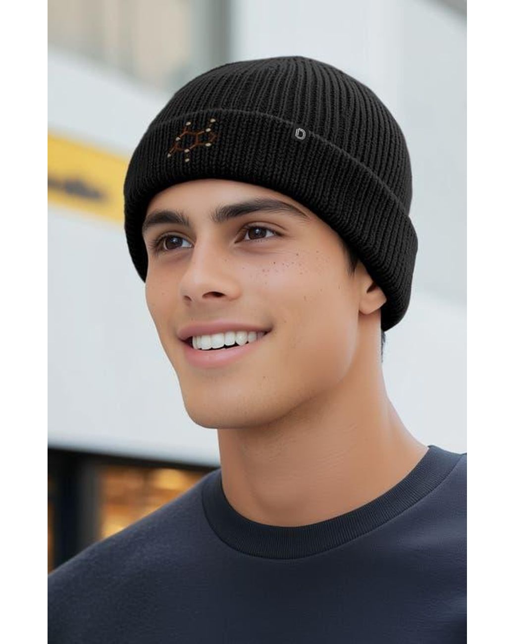 Alix Natural Molecule Beanie for men