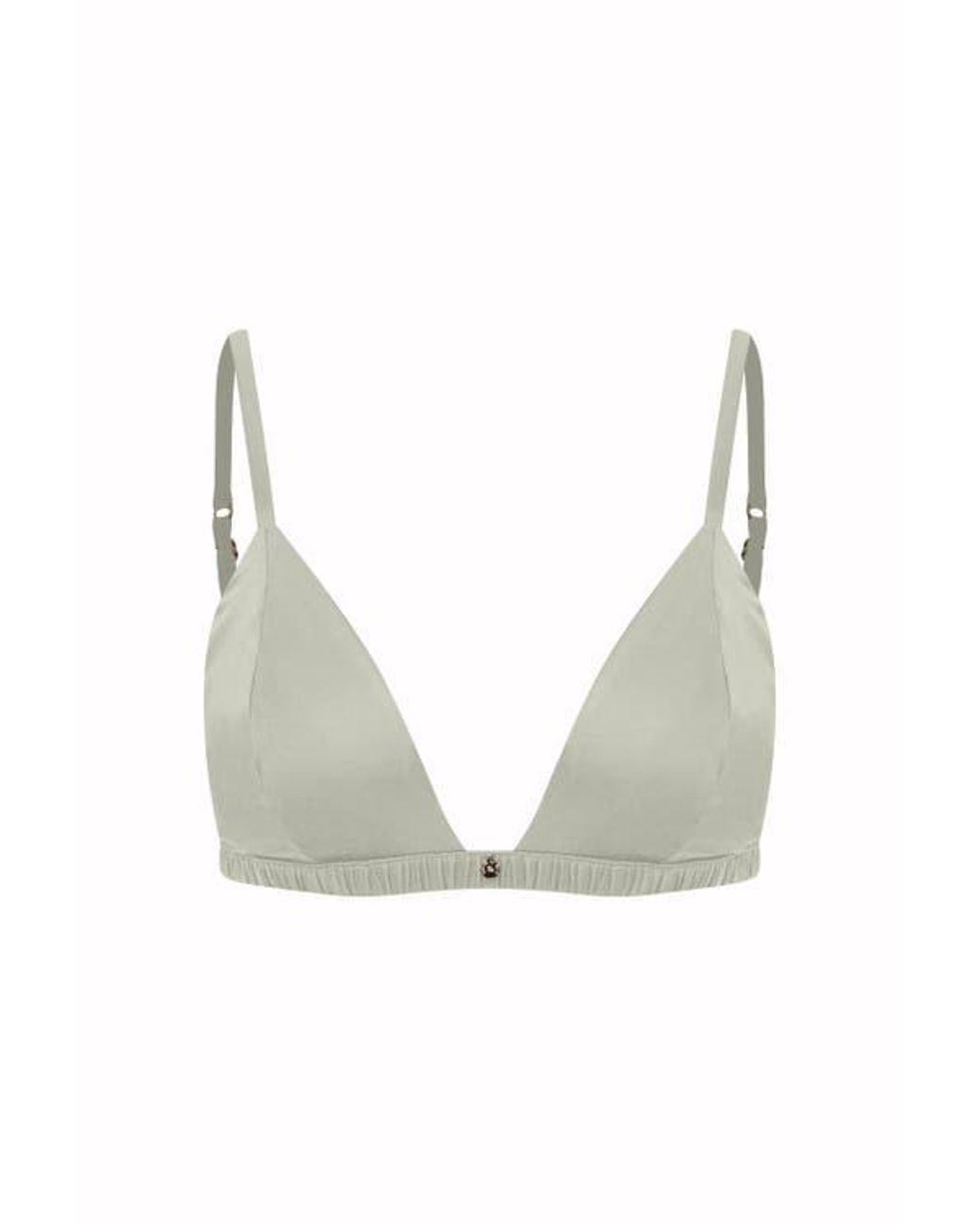 House of Silk Silk Triangle Bra | Lyst