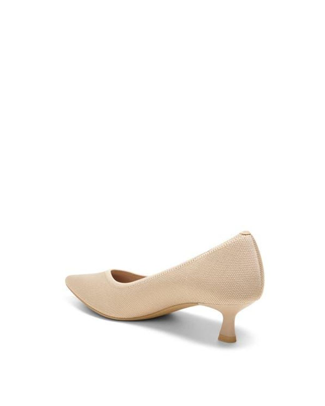 VIVAIA Natural Scarlett Pointed-Toe Kitten Heels