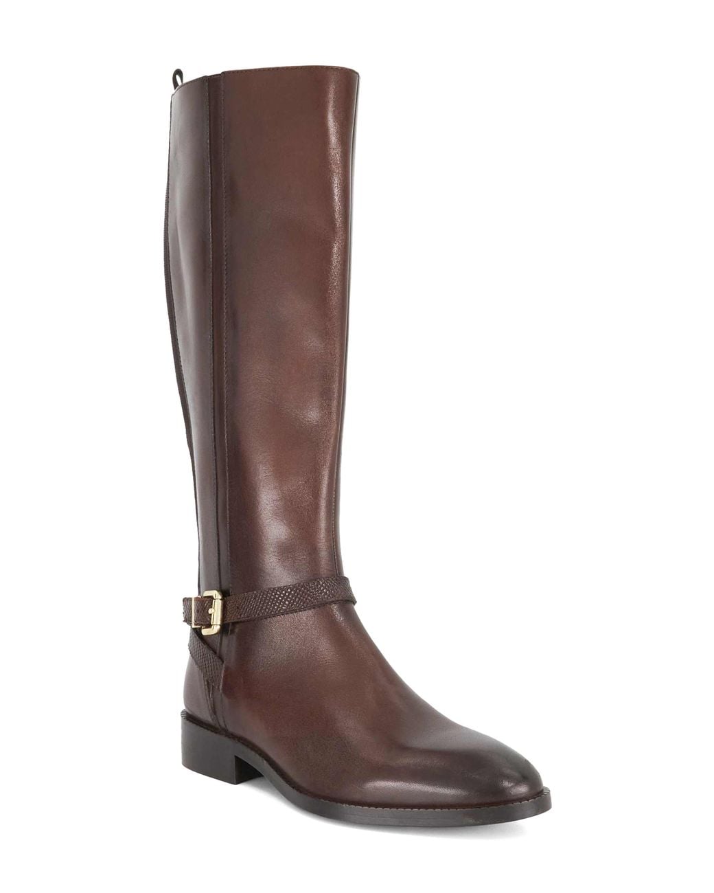 Dune Brown Tillies Knee High Boot