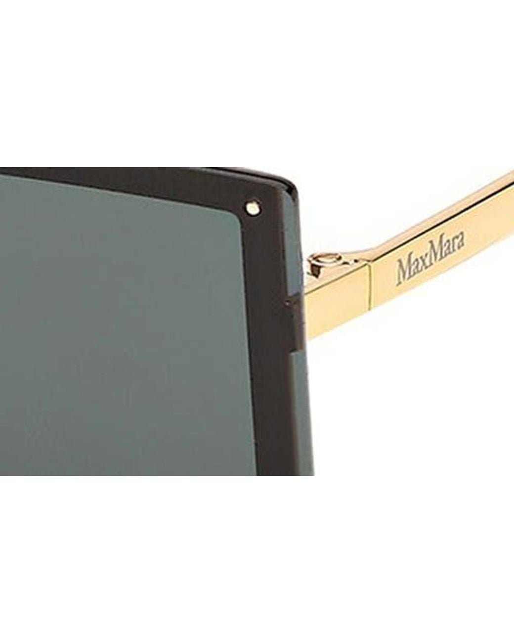 Max Mara Multicolor 68Mm Oversize Rectangular Sunglasses