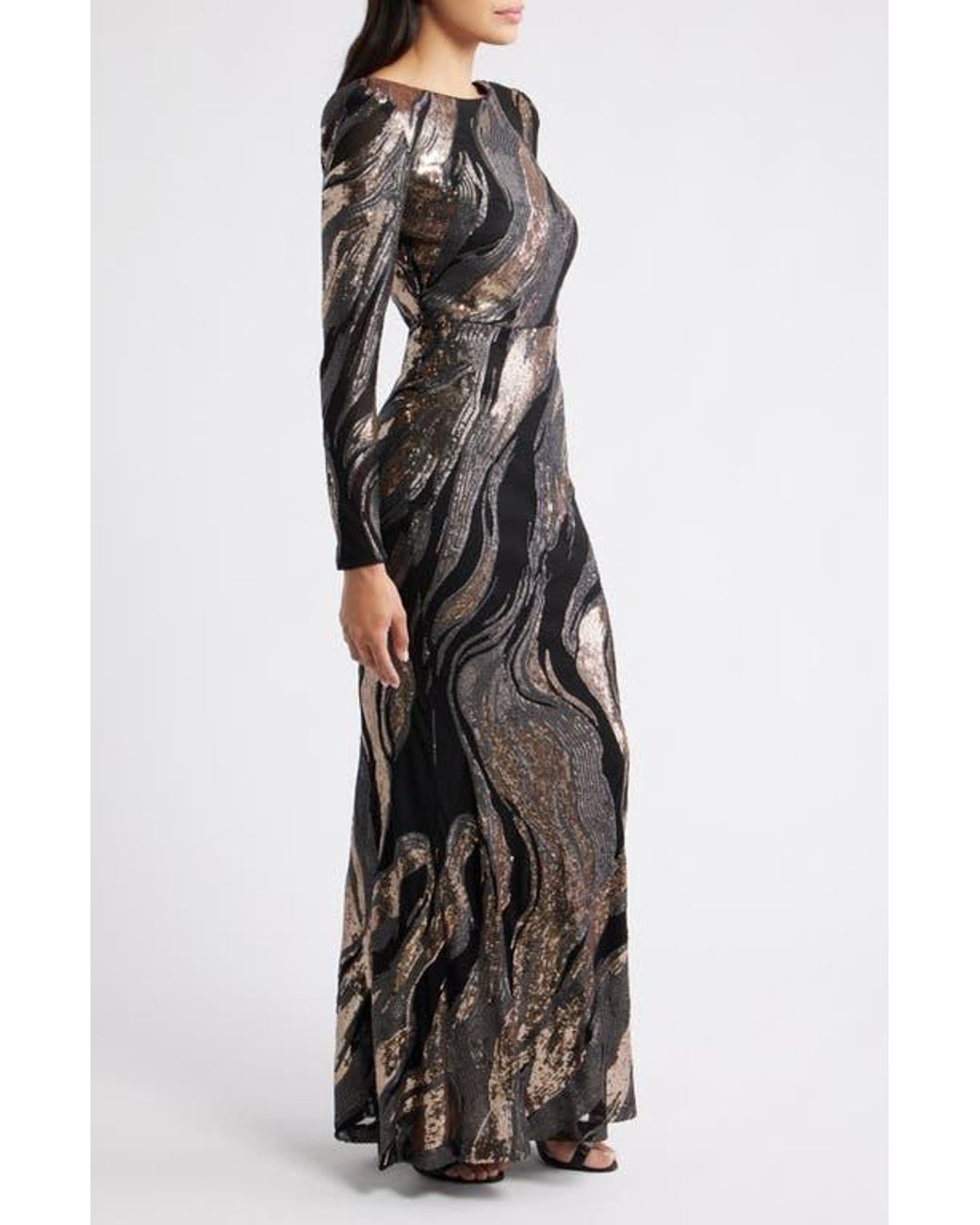 Vince Camuto Sequin Dress Vince Camuto Women's Dress, Black Gold, 0 at  Amazon Women's Clothing store