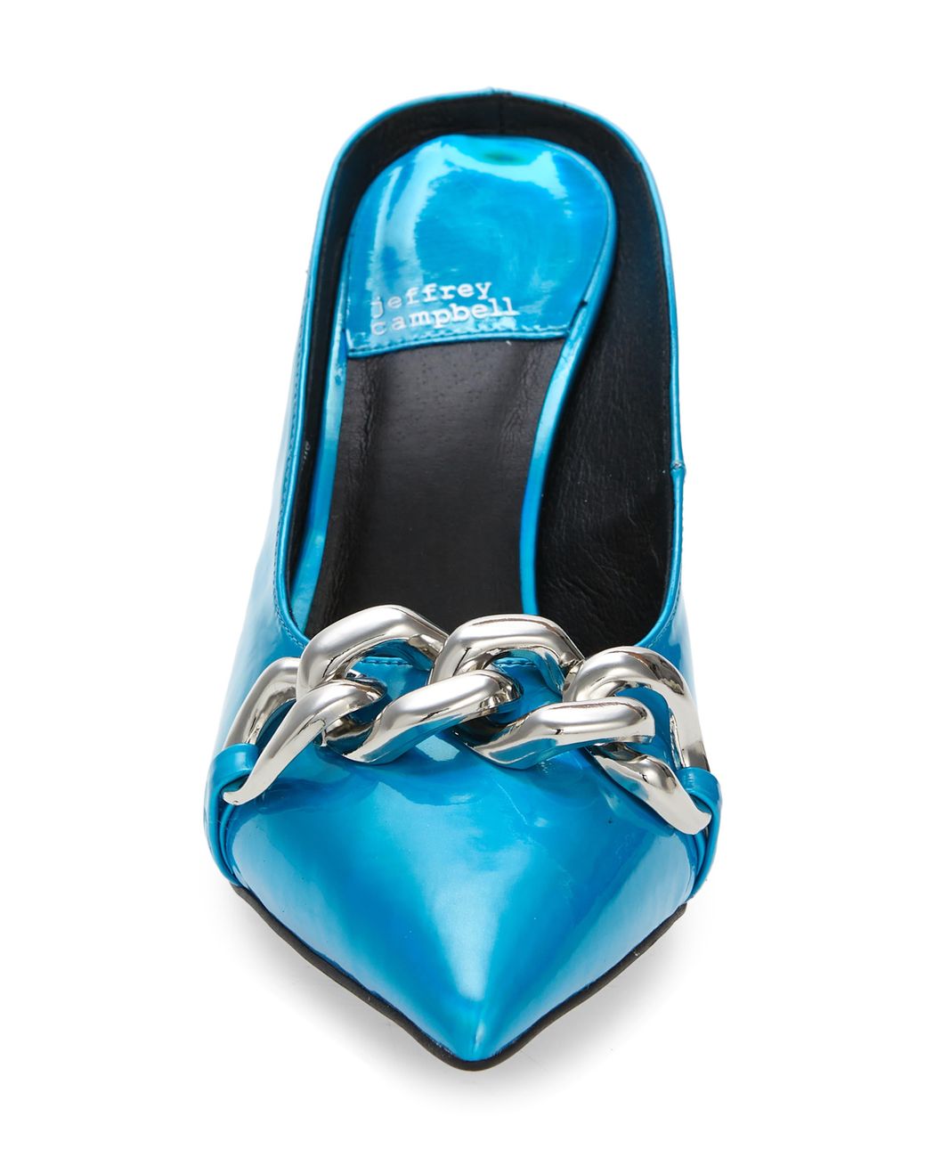 Jeffrey Campbell Slithers Pointed Toe Pump in Blue Lyst