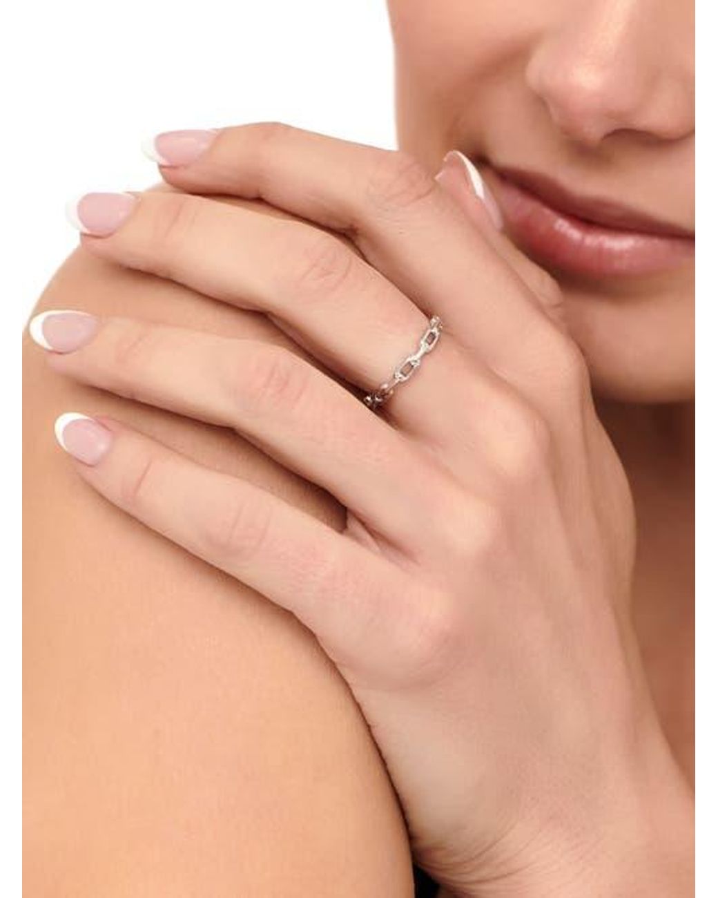 DEVATA Metallic Cable Link Ring