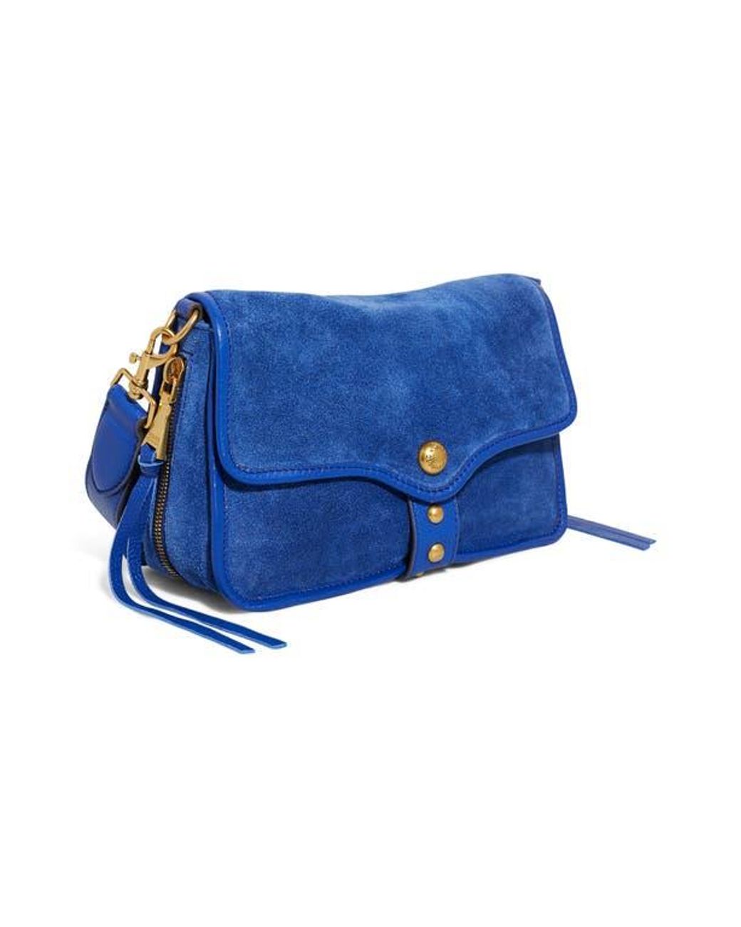 Aimee Kestenberg Great Escape Suede Crossbody Bag in Blue Lyst
