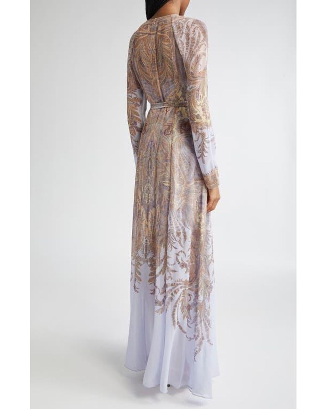 Zimmermann Hypnotic Paisley Long Sleeve Belted Maxi Dress in White | Lyst Zimmermann Hypnotic Paisley Long Sleeve Belted Maxi Dress in White | Lyst