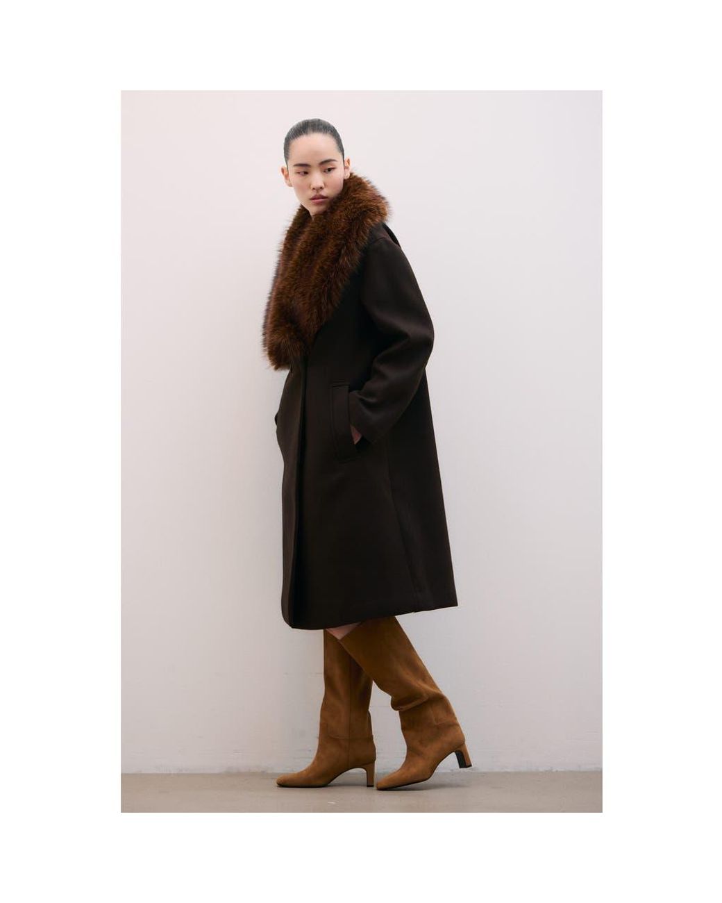 H&M Brown Knee-High Boots
