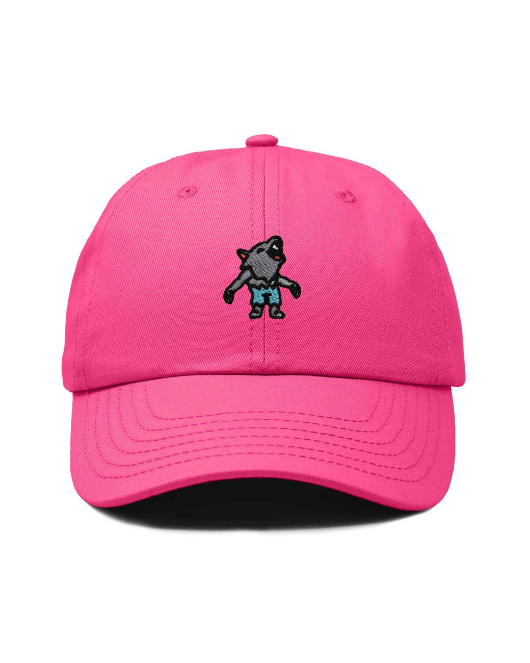 Alix Pink Werewolf Embroidered Dad Hat for men