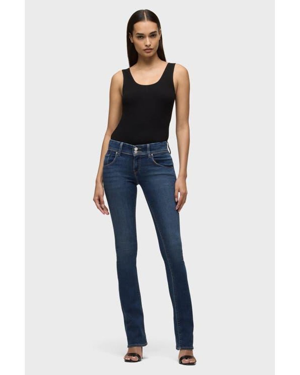 Hudson Blue Beth Mid-Rise Baby Bootcut Jean