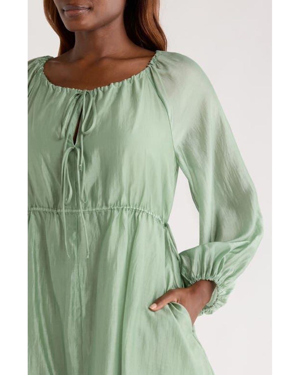 green emerald velvet dress Nehemiah One Shoulder Maxi Dress Green