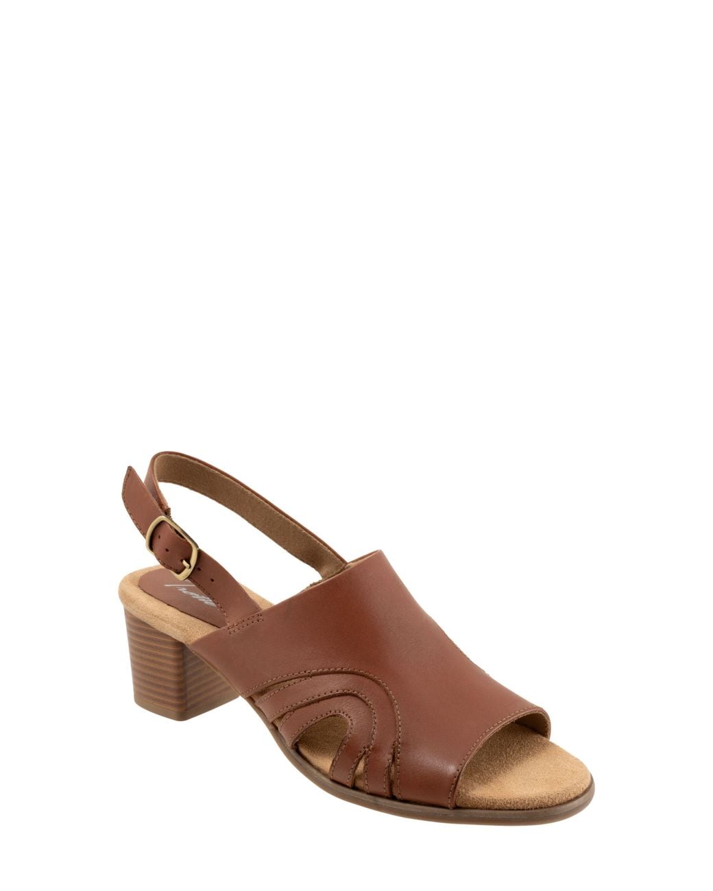 Trotters Brown Mariam Slingback Sandal