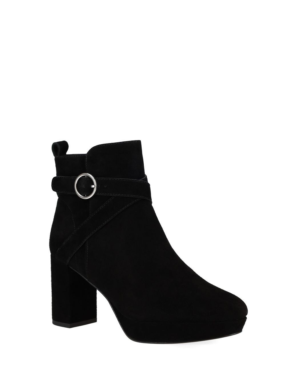 Pelle Moda Black Leyton Platform Bootie