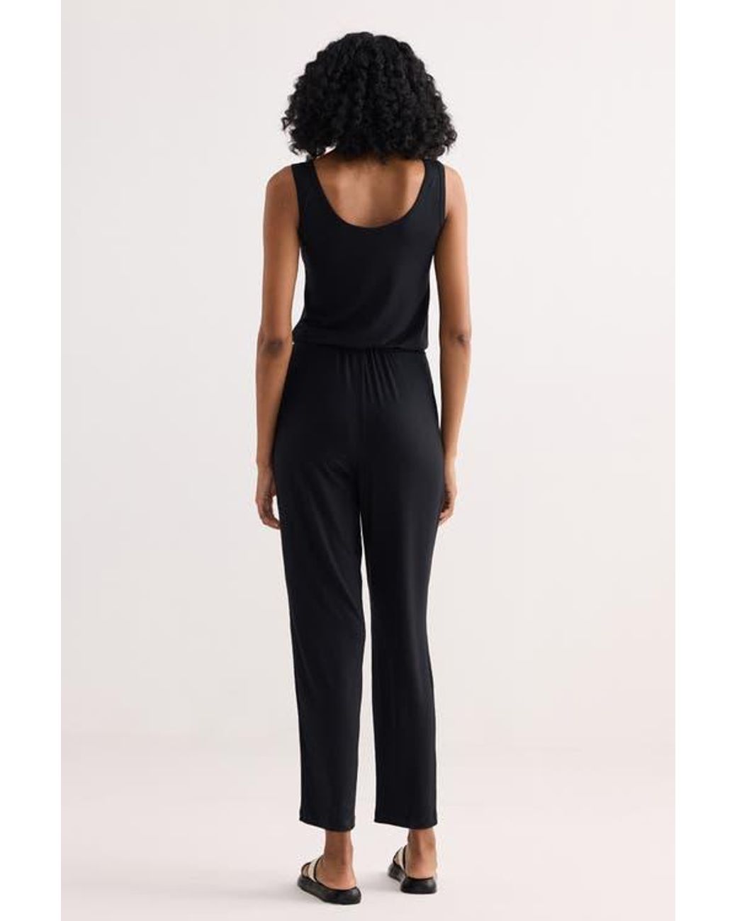 REISTOR Blue Relaxed Drawstring Jumpsuit