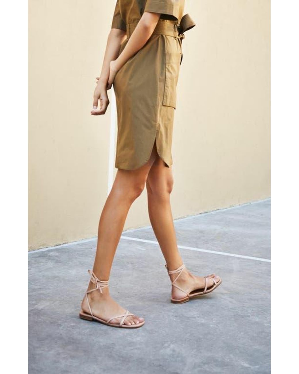 Margaux Brown The Wrap Sandal