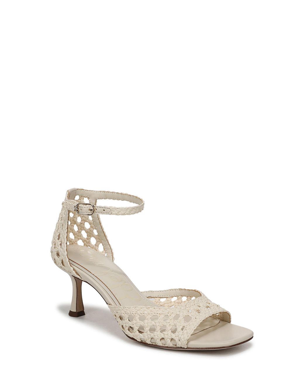 Sam Edelman White Peyton Ankle Strap Sandal