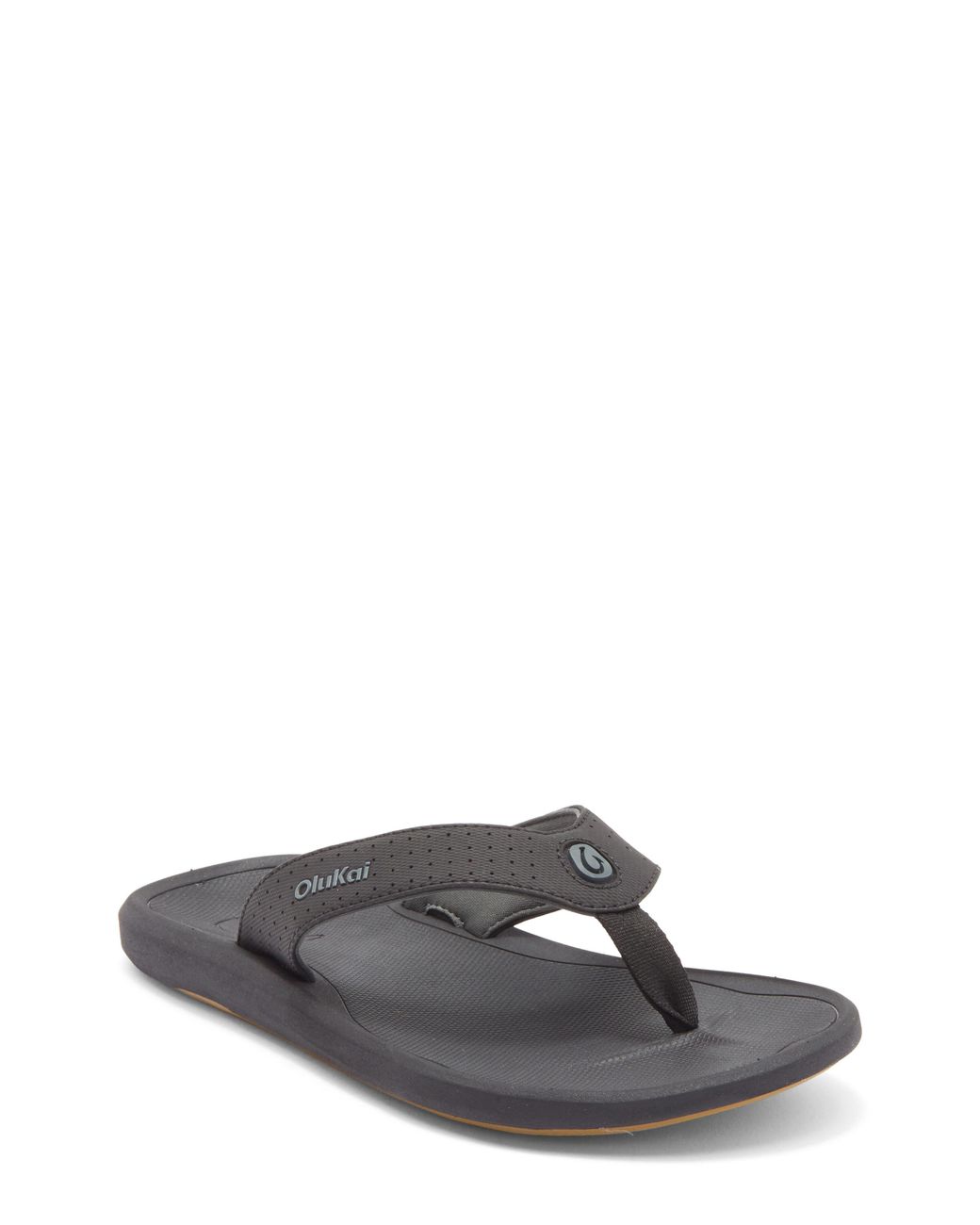Olukai Gray Ki Flip Flop for men