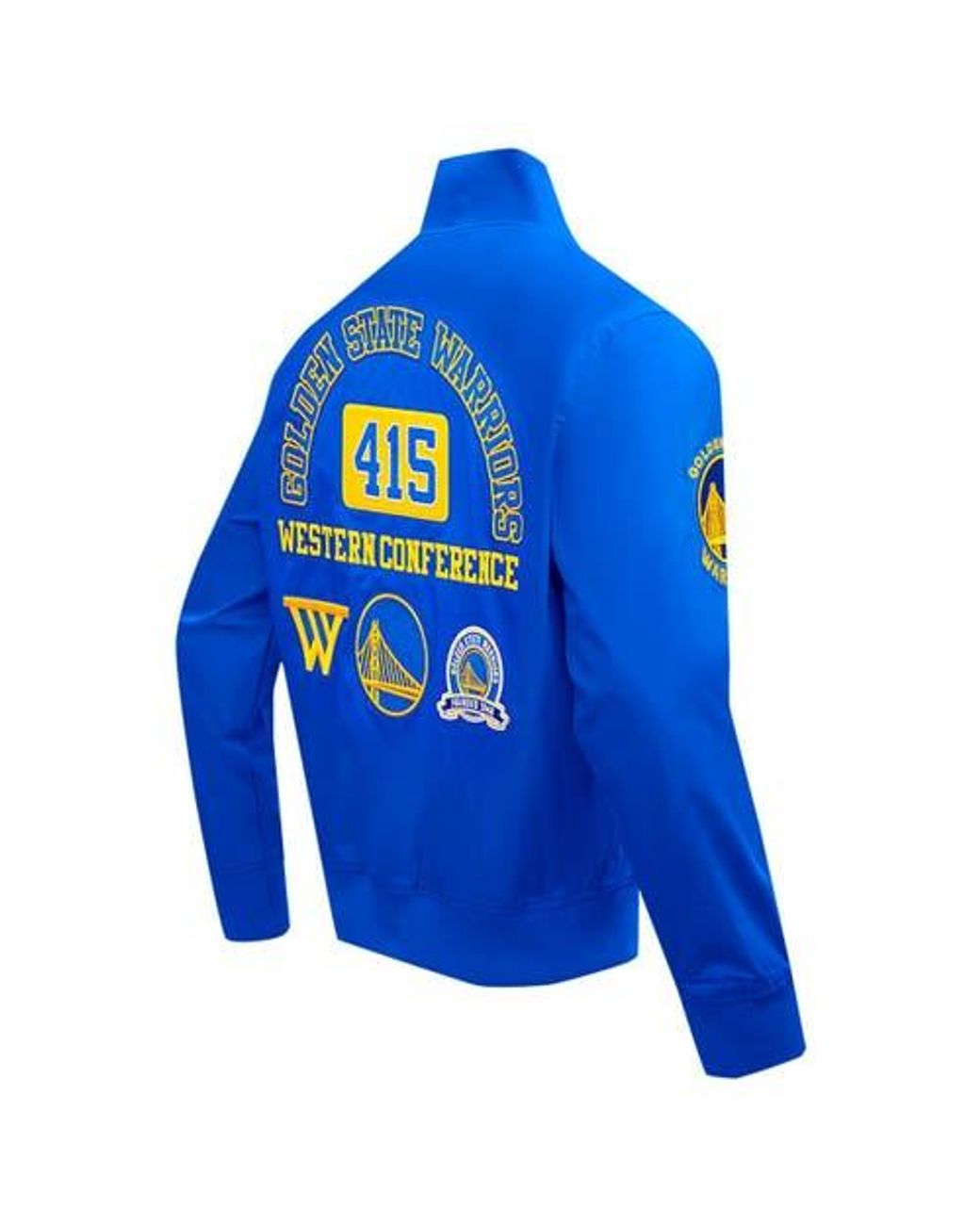Pro Standard Blue Golden State Warriors Area Code Full-Zip Jacket for men