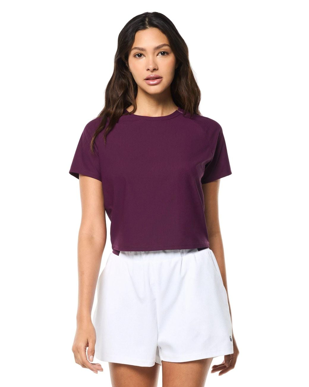 Sergio Tacchini Purple Eva Cropped Top
