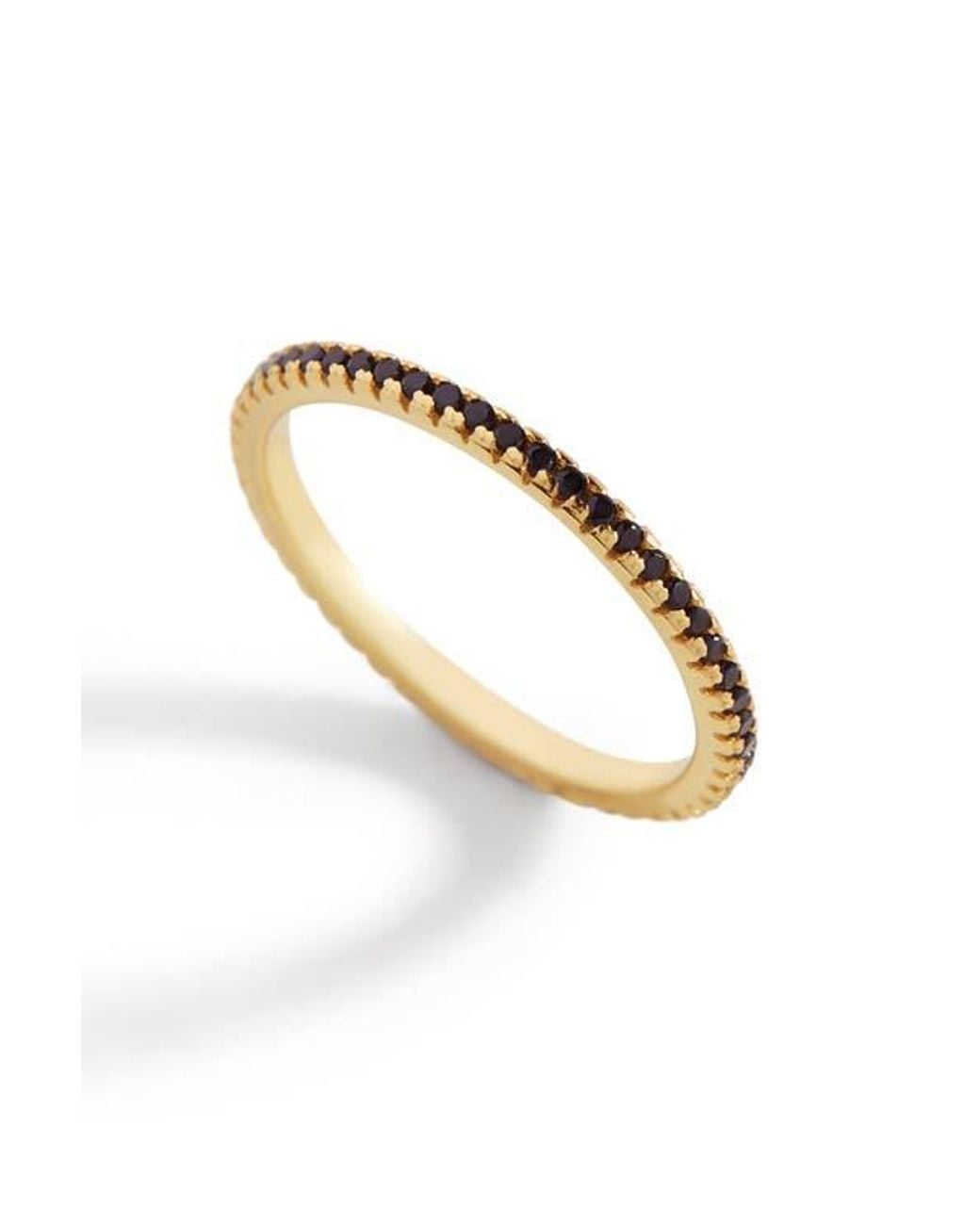 Mint & Lily Metallic Cubic Zirconia Eternity Stacking Ring