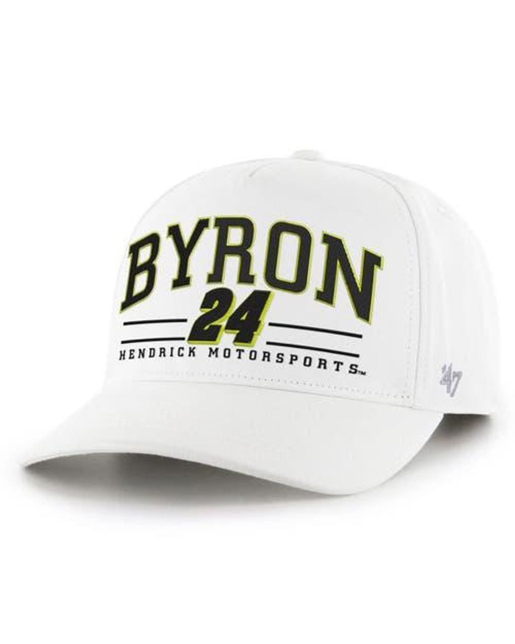 '47 White William Byron Roscoe Hitch Adjustable Hat for men