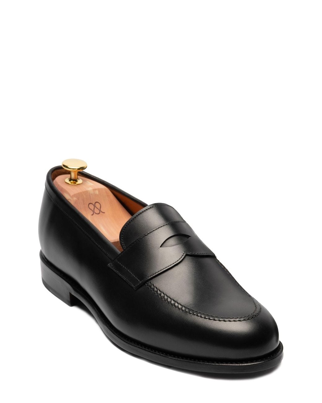 Morjas Black The Penny Loafer for men