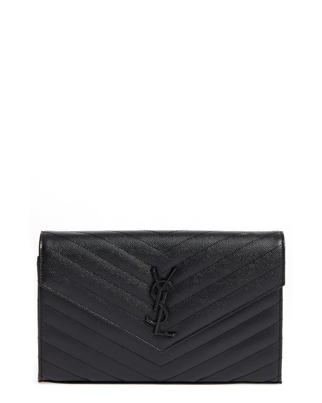 Saint Laurent Monogram Quilted Leather Chain Wallet Paul Smith