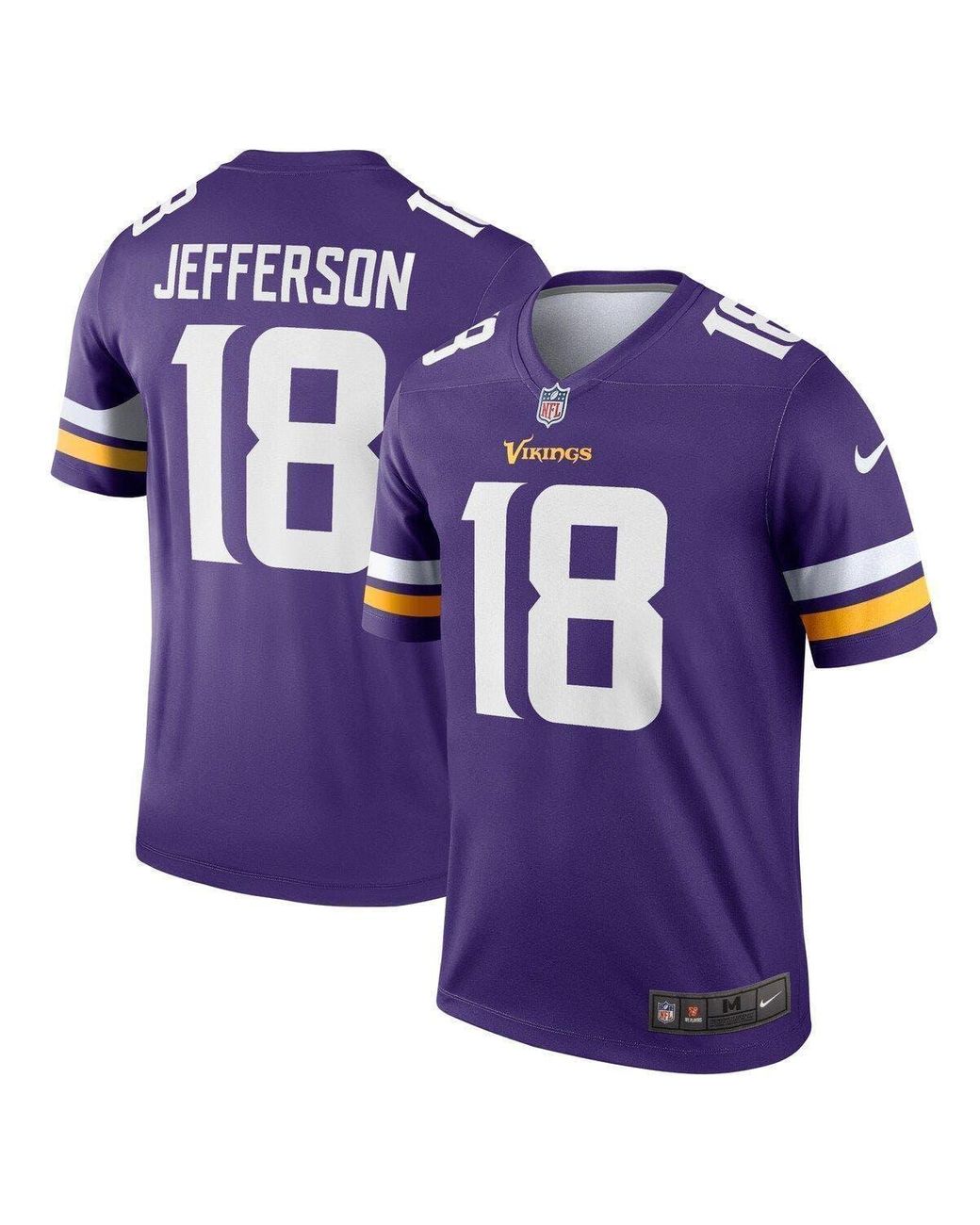 Men's Nike Justin Jefferson Purple Minnesota Vikings Vapor Elite Jersey