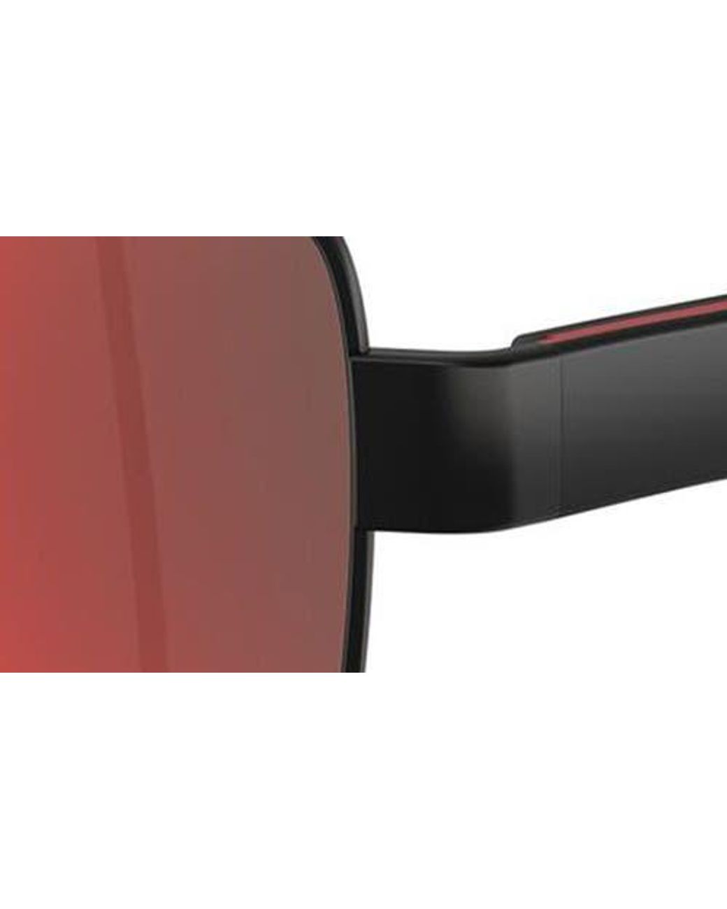 Scuderia Ferrari Red 59Mm Rectangular Sunglasses for men