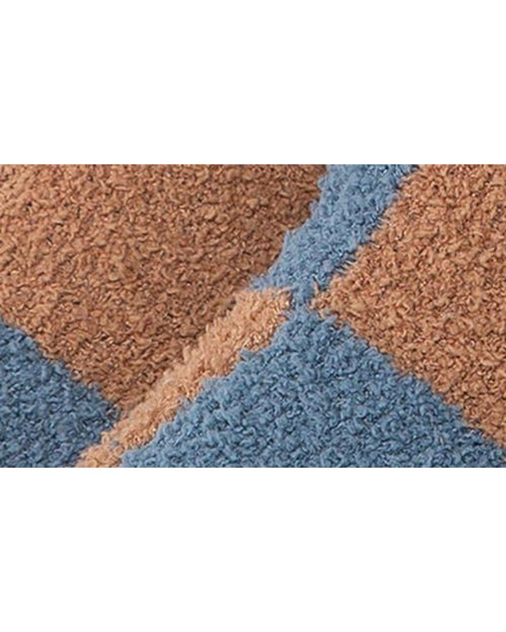 Stance Blue Patchwork Cozy Crew Socks